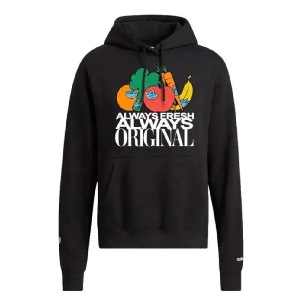 NWT ADIDAS ORIGINALS OG ALWAYS FRESH TREFOIL‎ HOODIE MEDIUM HD5259 Sweatshirt